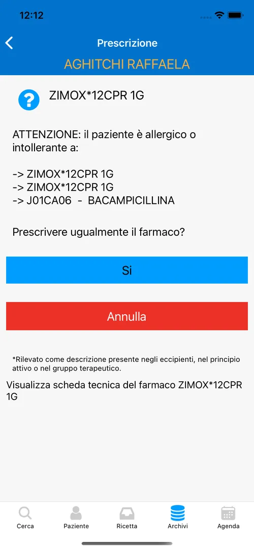 medico 2000 mobile regole prescrittive