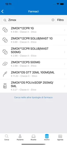 medico 2000 mobile prontuario farmaci