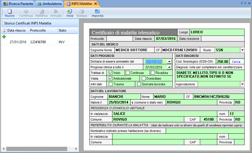 Medico2000 v6 - inps
