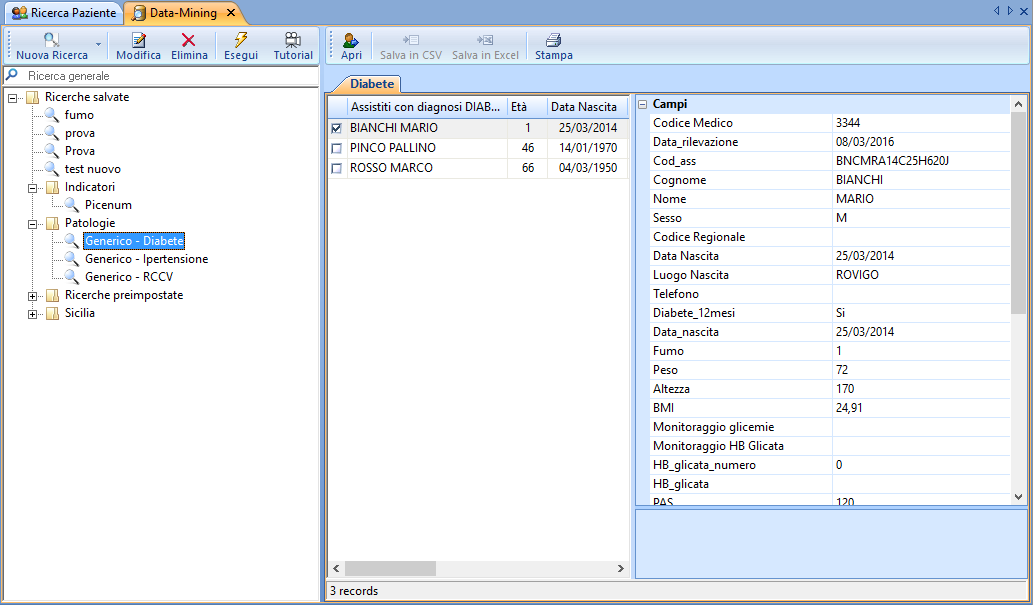 Medico2000 v6 - data mining