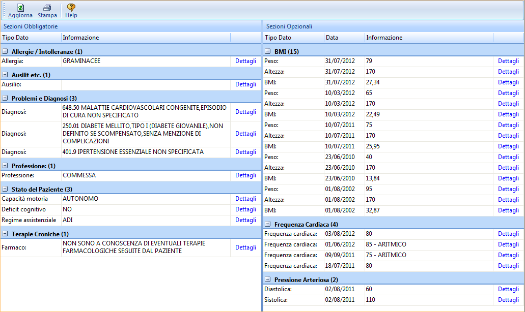 Medico2000 v6 - patient summary
